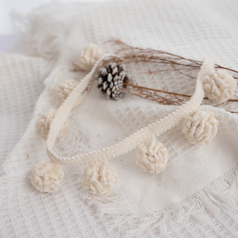 Decorative Border with Pompons | Thrascher