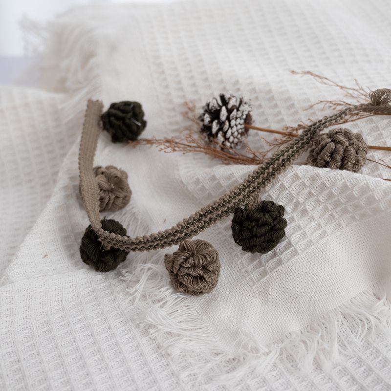 Decorative Border with Pompons | Thrascher