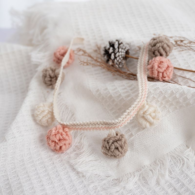 Decorative Border with Pompons | Thrascher
