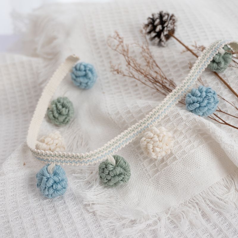 Decorative Border with Pompons | Thrascher