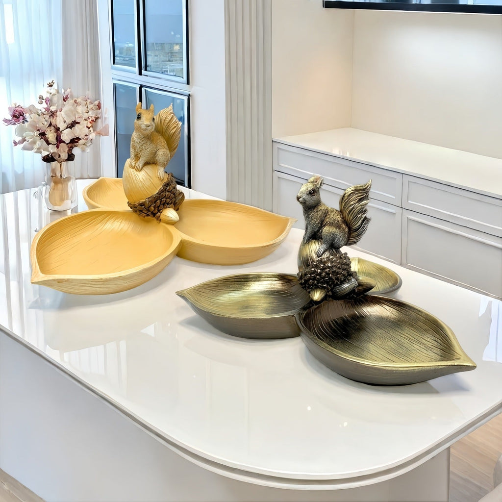 Decorative Bowl with Squirrel Motif | Thrascher