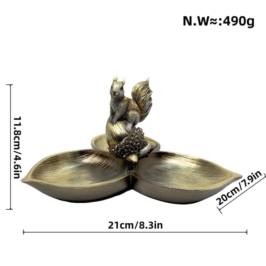 Decorative Bowl with Squirrel Motif | Thrascher