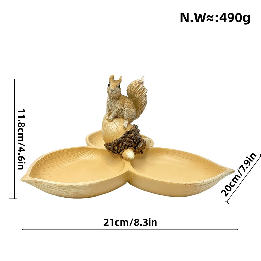 Decorative Bowl with Squirrel Motif | Thrascher