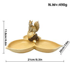 Decorative Bowl with Squirrel Motif | Thrascher