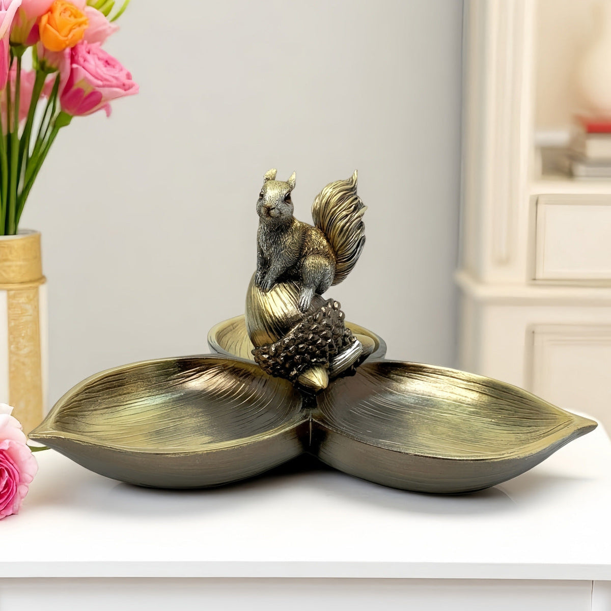 Decorative Bowl with Squirrel Motif | Thrascher