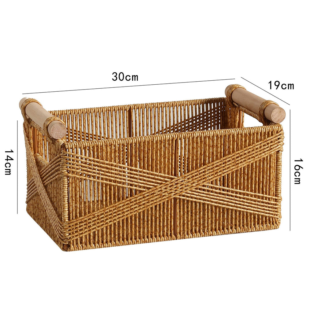 Decorative Braided Storage Bowl Handwoven | Thrascher