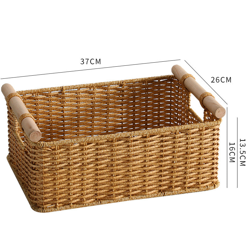 Decorative Braided Storage Bowl Handwoven | Thrascher