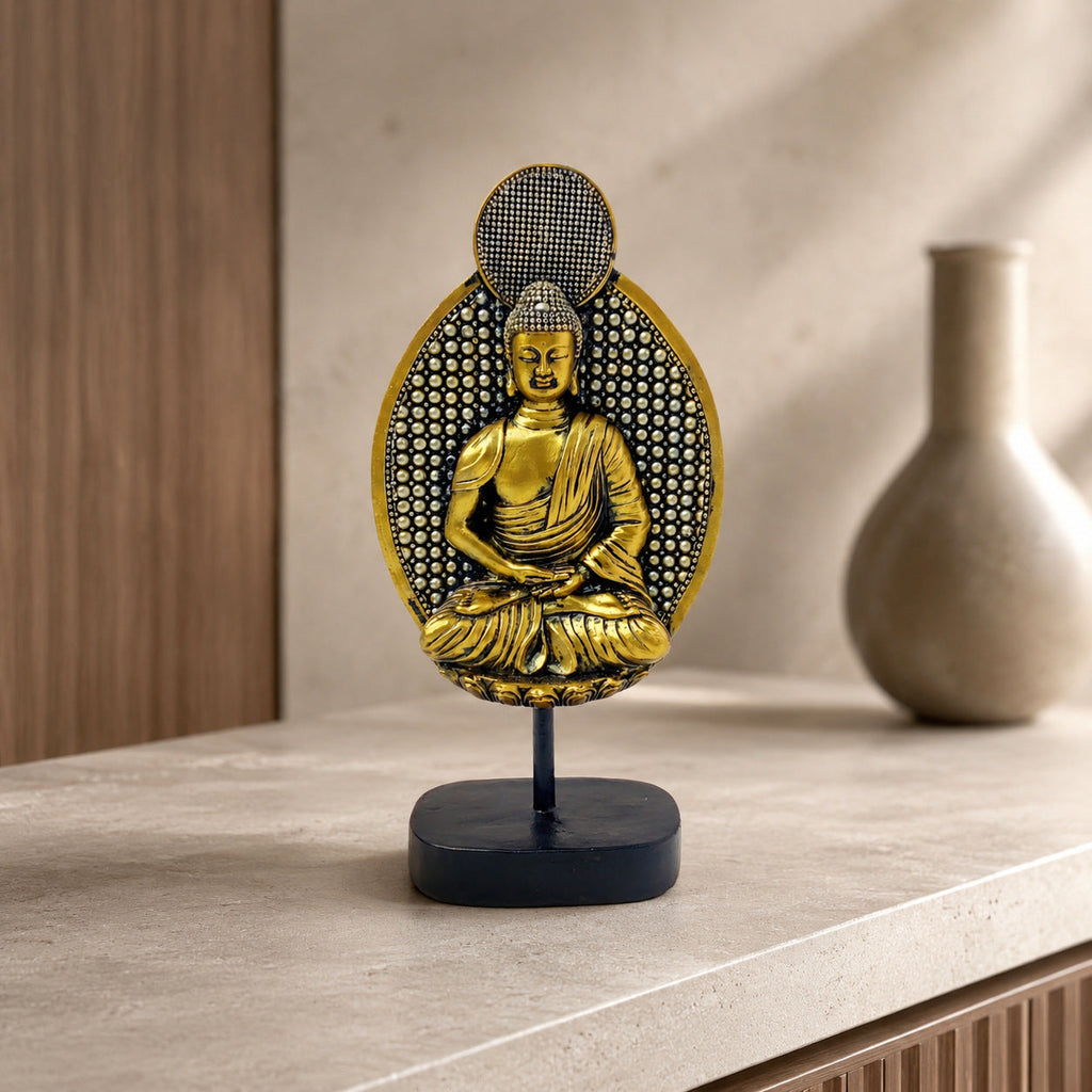 Decorative Buddha Statue Soft Textile Cast Resin | Thrascher