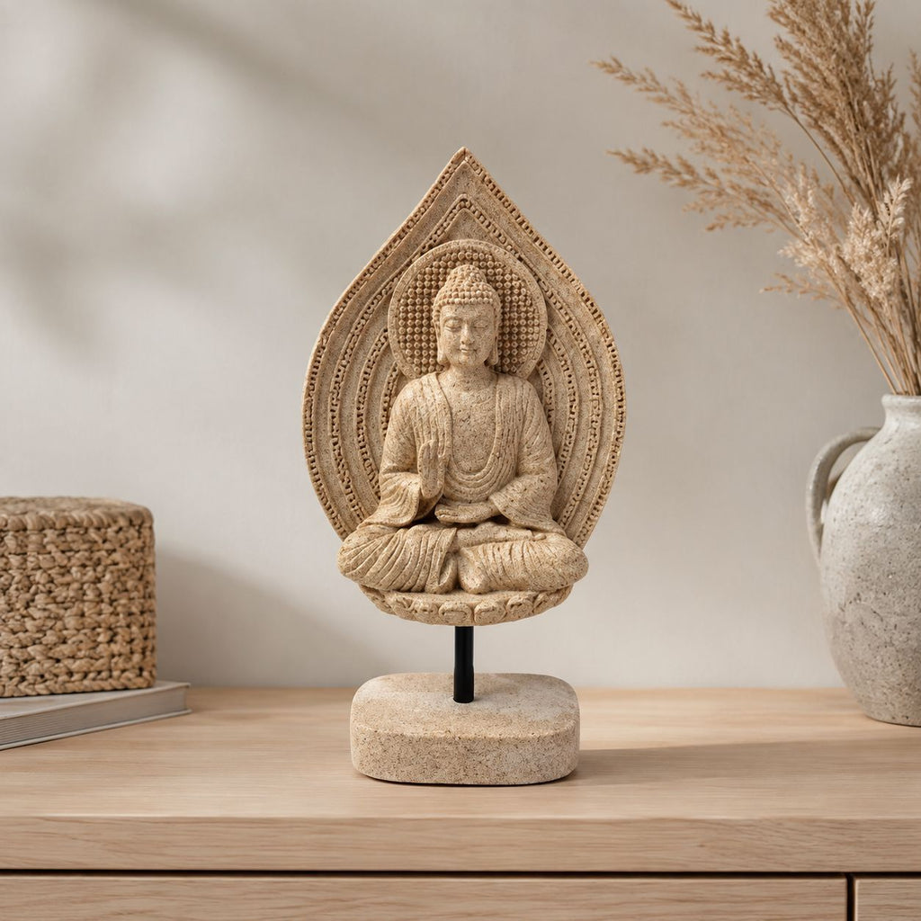 Decorative Buddha Statue Soft Textile Cast Resin | Thrascher