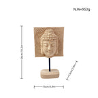 Decorative Buddha Statue Soft Textile Cast Resin | Thrascher