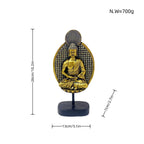 Decorative Buddha Statue Soft Textile Cast Resin | Thrascher