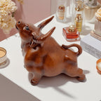 Decorative Bull Figure made of High-Quality Synthetic Resin | Thrascher