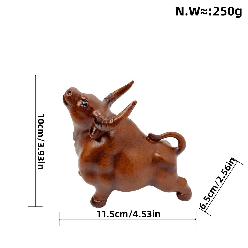 Decorative Bull Figure made of High-Quality Synthetic Resin | Thrascher