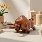 Decorative Bull Figure made of High-Quality Synthetic Resin | Thrascher