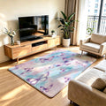 Decorative Butterfly Print Area Rug | Thrascher