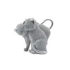 Decorative Cat Figurine Silver Black | Thrascher