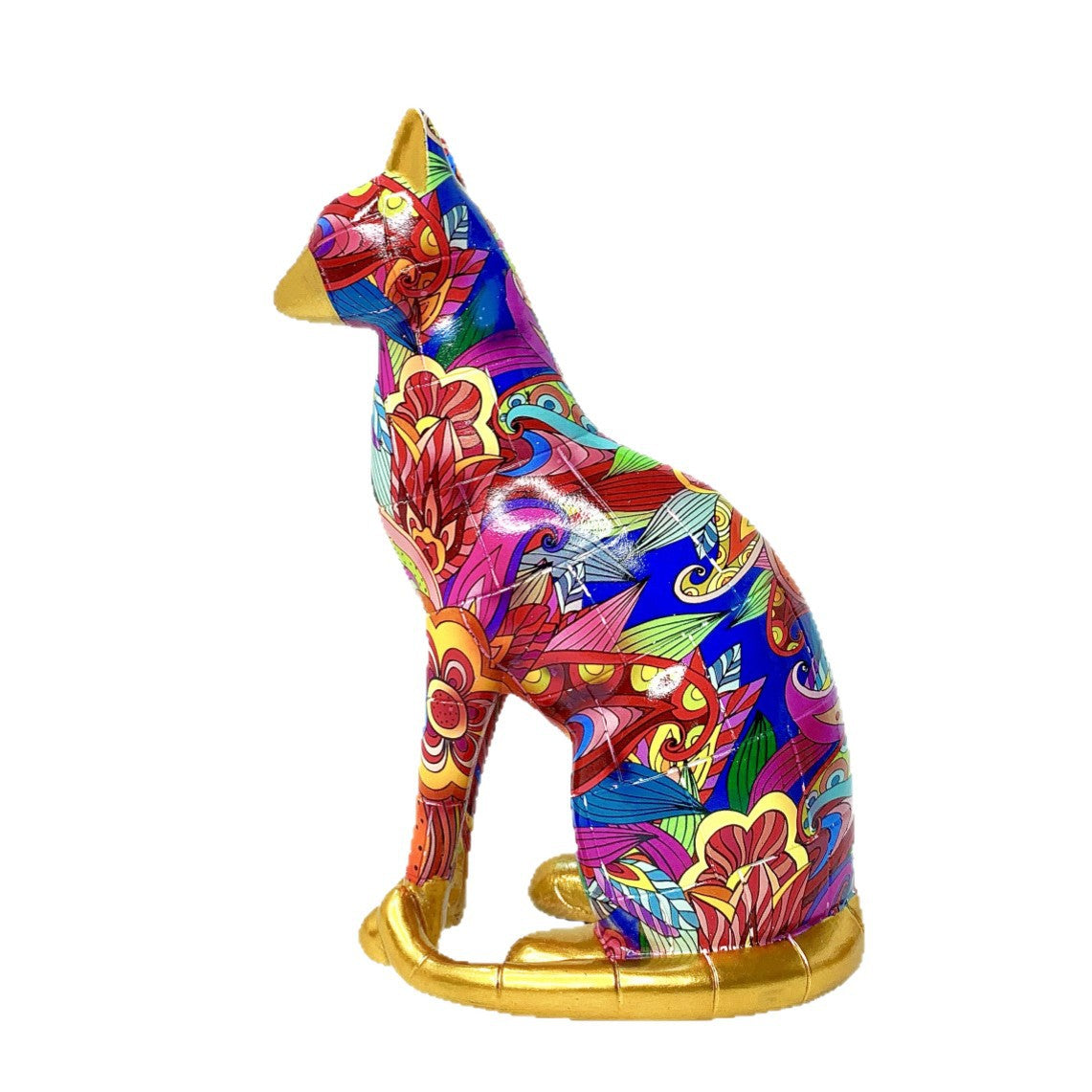Decorative Cat Statue in Modern Art Style | Thrascher