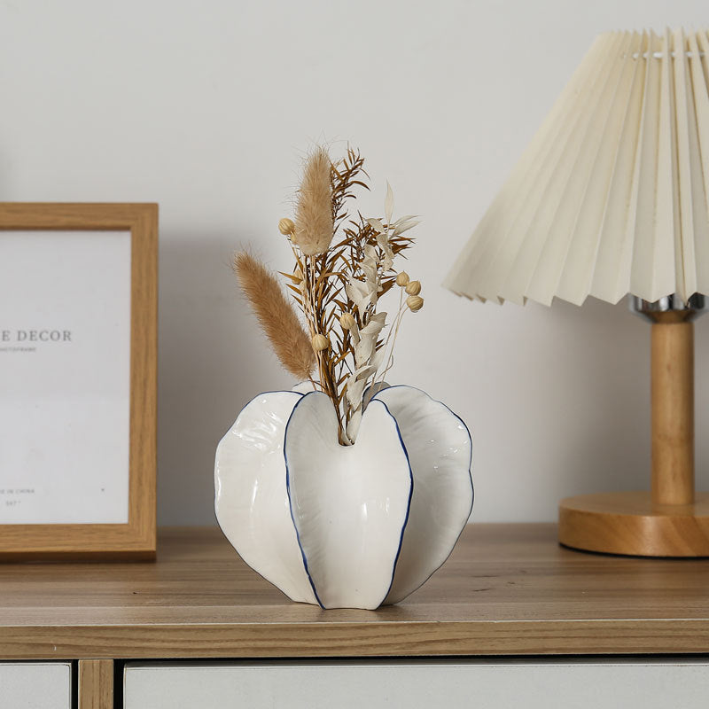 Decorative Ceramic Bowl in Flower Design | Thrascher