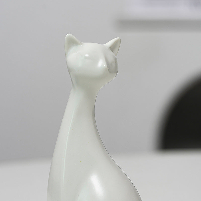 Decorative Ceramic Cat | Thrascher