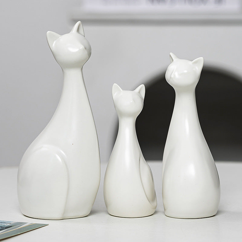 Decorative Ceramic Cat | Thrascher