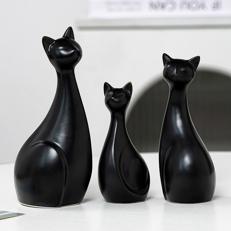 Decorative Ceramic Cat | Thrascher