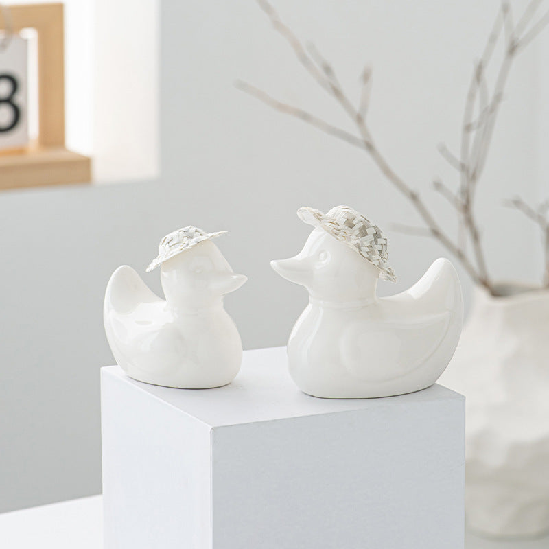 Decorative Ceramic Duck | Thrascher