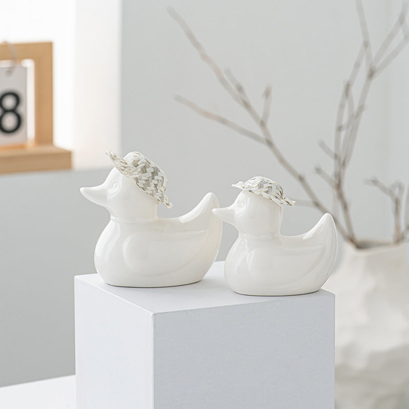 Decorative Ceramic Duck | Thrascher