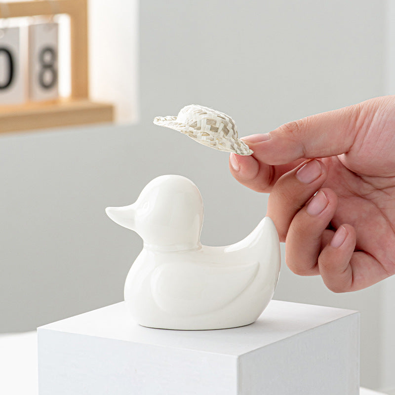 Decorative Ceramic Duck | Thrascher