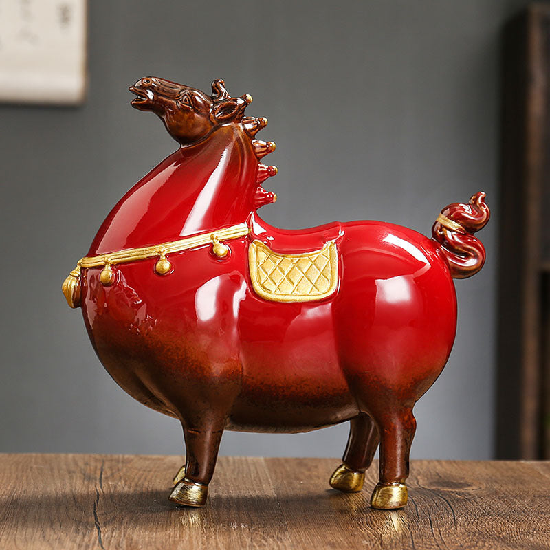 Decorative Ceramic Horse | Thrascher