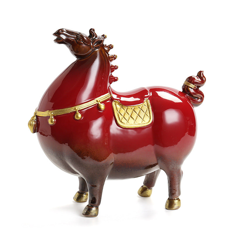 Decorative Ceramic Horse | Thrascher