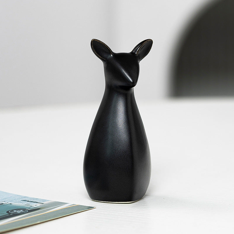 Decorative Ceramic Vase White Gold | Thrascher
