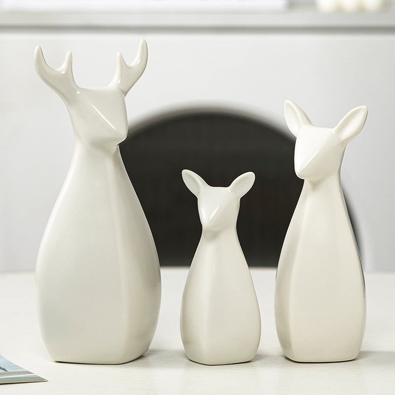 Decorative Ceramic Vase White Gold | Thrascher