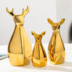 Decorative Ceramic Vase White Gold | Thrascher