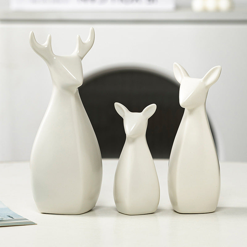 Decorative Ceramic Vase White Gold | Thrascher