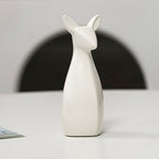 Decorative Ceramic Vase White Gold | Thrascher