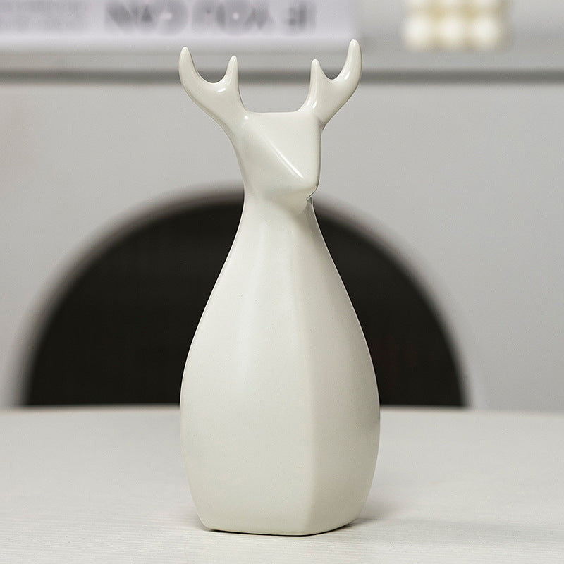 Decorative Ceramic Vase White Gold | Thrascher
