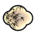 Decorative Cloud-Shaped LED Wall Lamp with Bamboo Silhouette | Thrascher