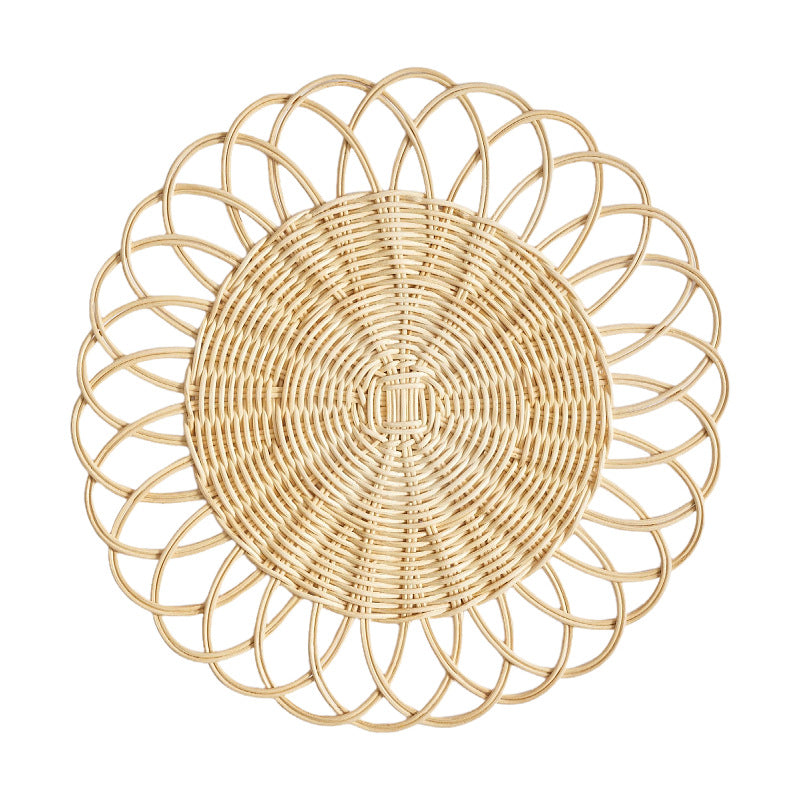 Decorative Coaster made of Woven Rattan | Thrascher