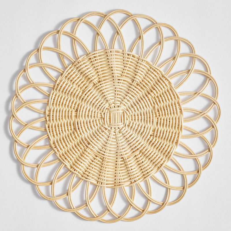 Decorative Coaster made of Woven Rattan | Thrascher