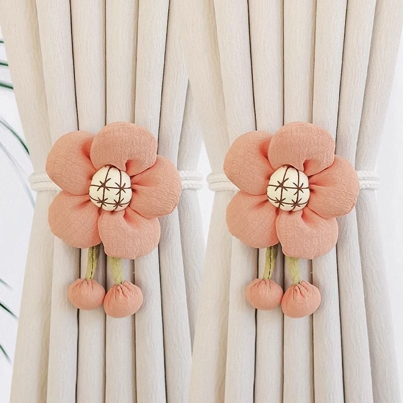 Decorative Curtain Flower Clips | Thrascher