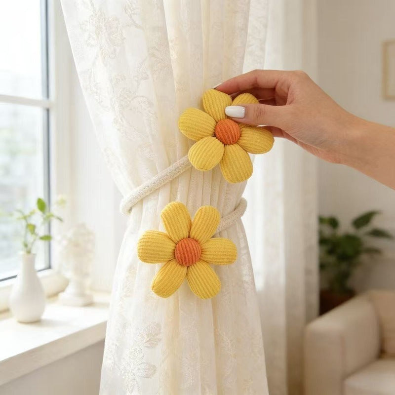 Decorative Curtain Holder Blue Beige | Thrascher
