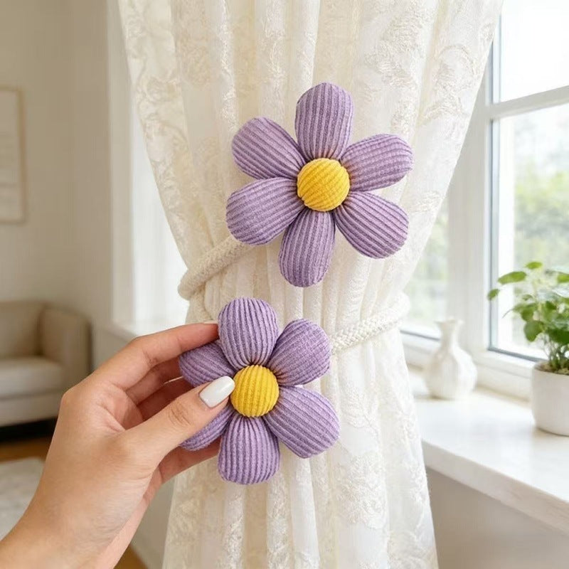 Decorative Curtain Holder Blue Beige | Thrascher