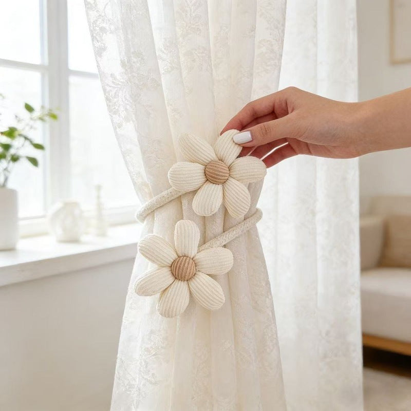 Decorative Curtain Holder Blue Beige | Thrascher