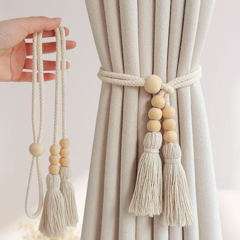 Decorative Curtain Holder with Tassels | Thrascher