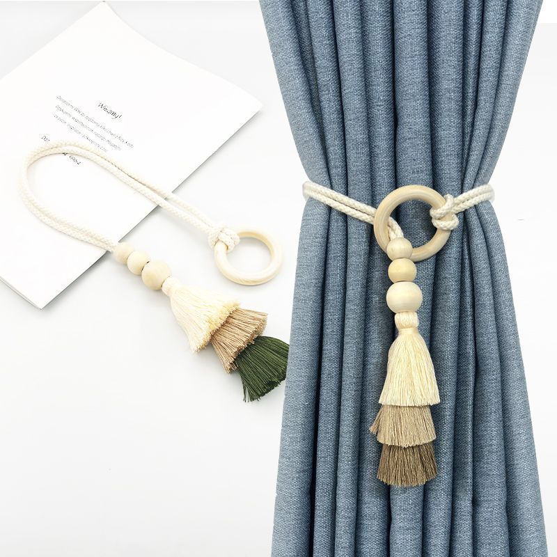 Decorative Curtain Holder with Tassels | Thrascher