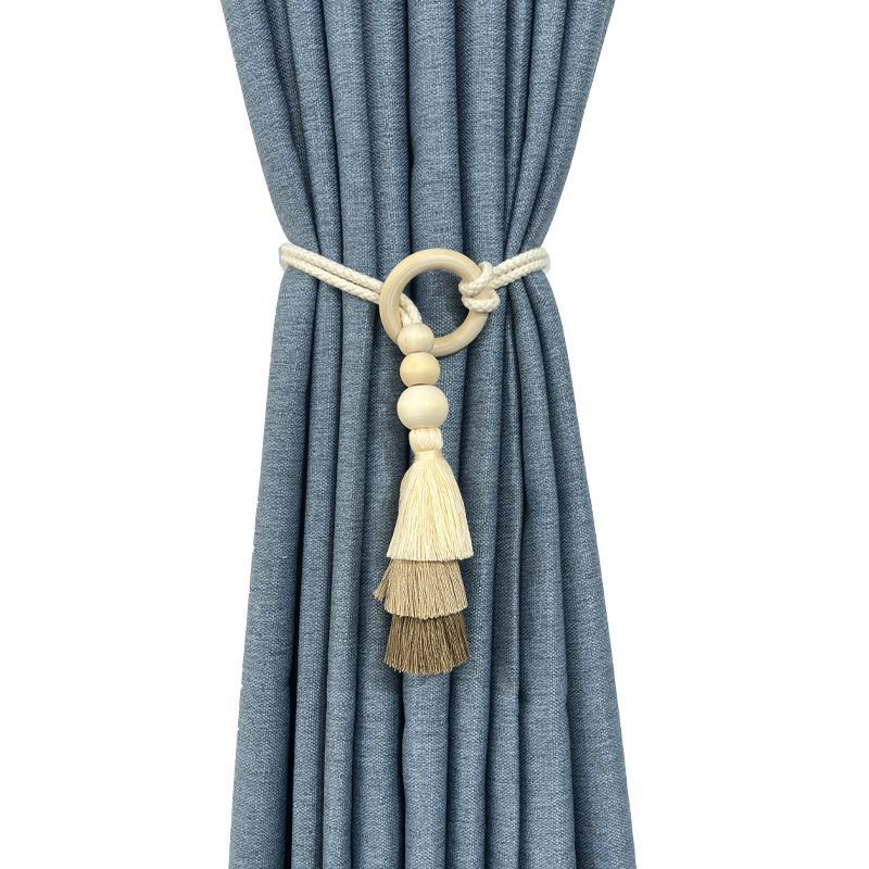 Decorative Curtain Holder with Tassels | Thrascher