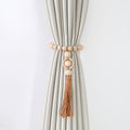 Decorative Curtain Holder Wood | Thrascher