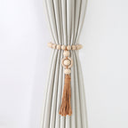 Decorative Curtain Holder Wood | Thrascher