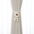 Decorative Curtain Tieback Beige Brown | Thrascher