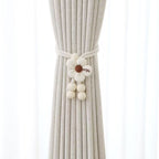 Decorative Curtain Tieback Beige Brown | Thrascher